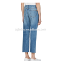 Blue Flip Open classic stonewash Jeans skinny blue fashion jeans